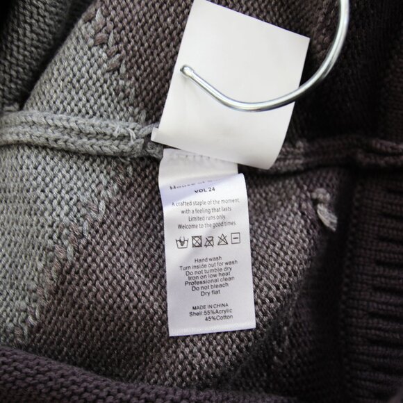 BNWT AW24 HOUSE OF SUNNY JACQUARD TURTLENECK SWEATER M - Picture 10 of 12